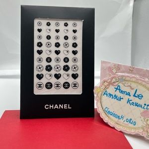 CHANEL Holiday Nail stickers